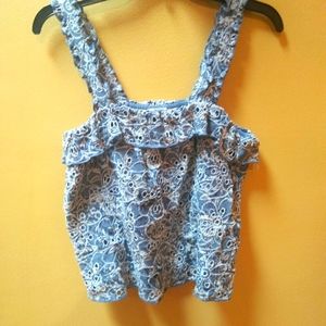 American Eagle Ruffled Cami Top